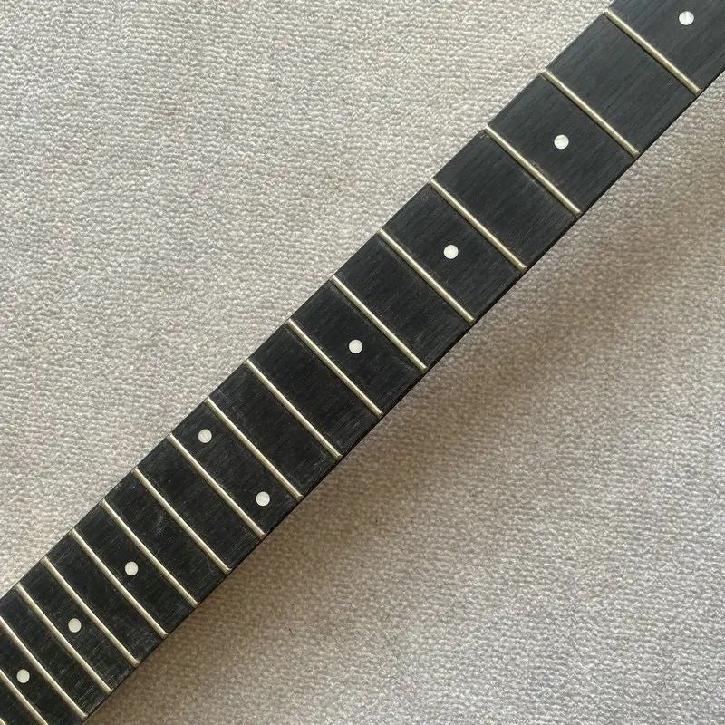 Black Babilon Electric Guitar Maple Wood Neck, 24 Frets Rosewood Finge