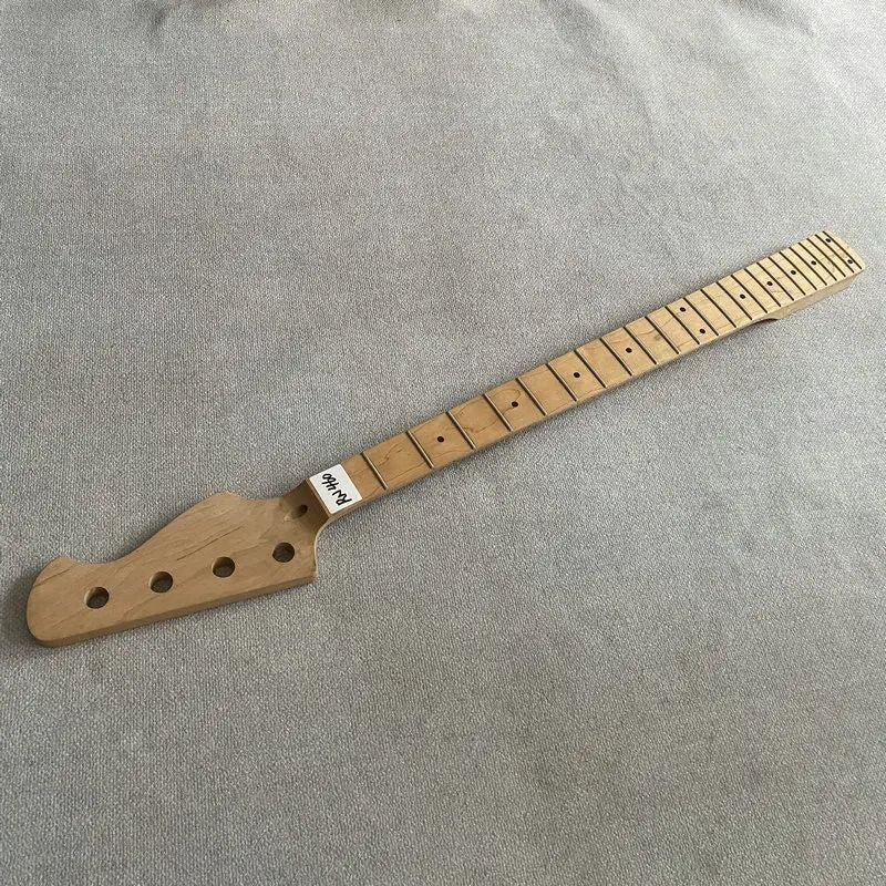 Maple Wood 4 String Bass Neck, 24 Frets Maple Fingerboard