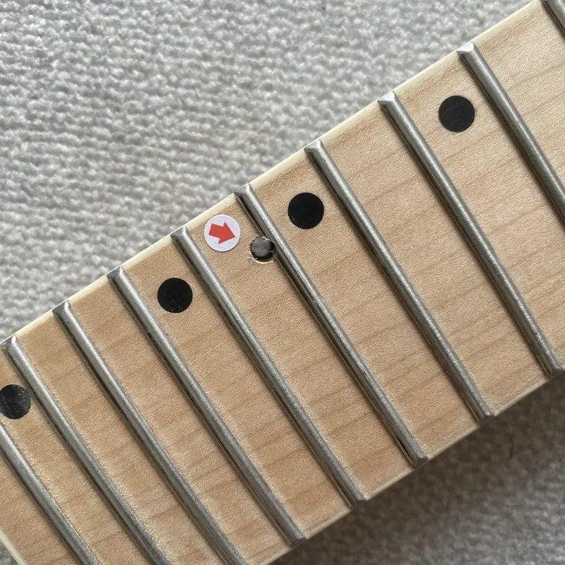 Reversed Headstock Guitar Neck, Maple Fingerboard 24 Frets