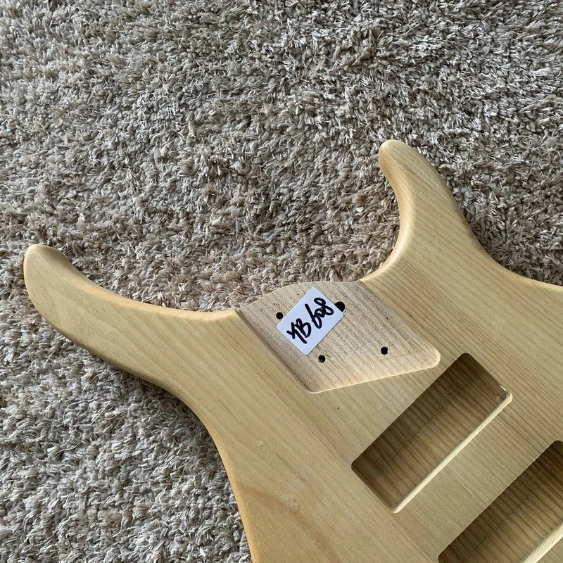 Solid Ash Wood 5 String Bass Guitar Solid Body DIY Project