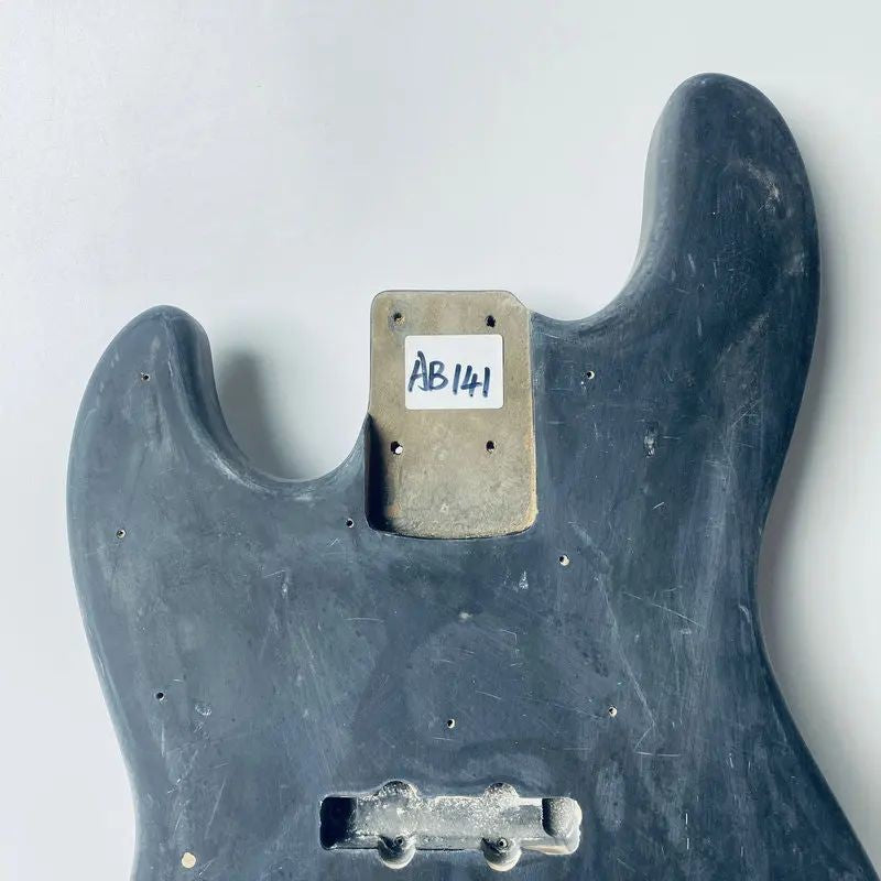 Left Hand Black Basswood Jazz Bass Body