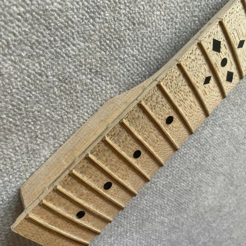 22 Frets Maple Wood Guitar Neck, Maple Fingebroard
