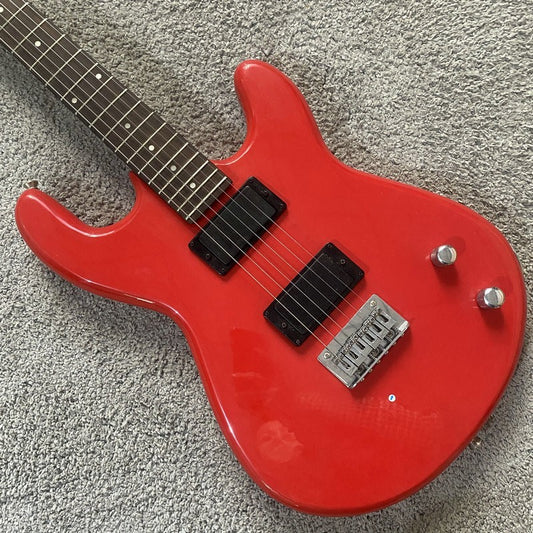 Custom Red Glossy Finish Guitar, Basswood Body, Maple Neck, Rosewood F