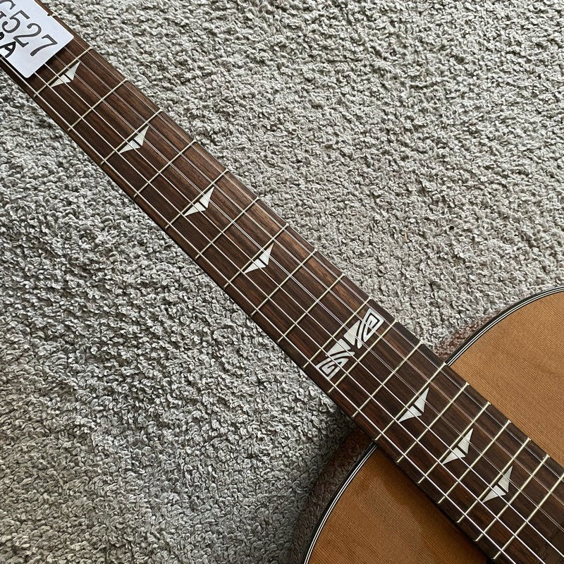 Luna Solid 40 Inch Classical Guitar, Red Pine Top Body, Mahogany Neck,