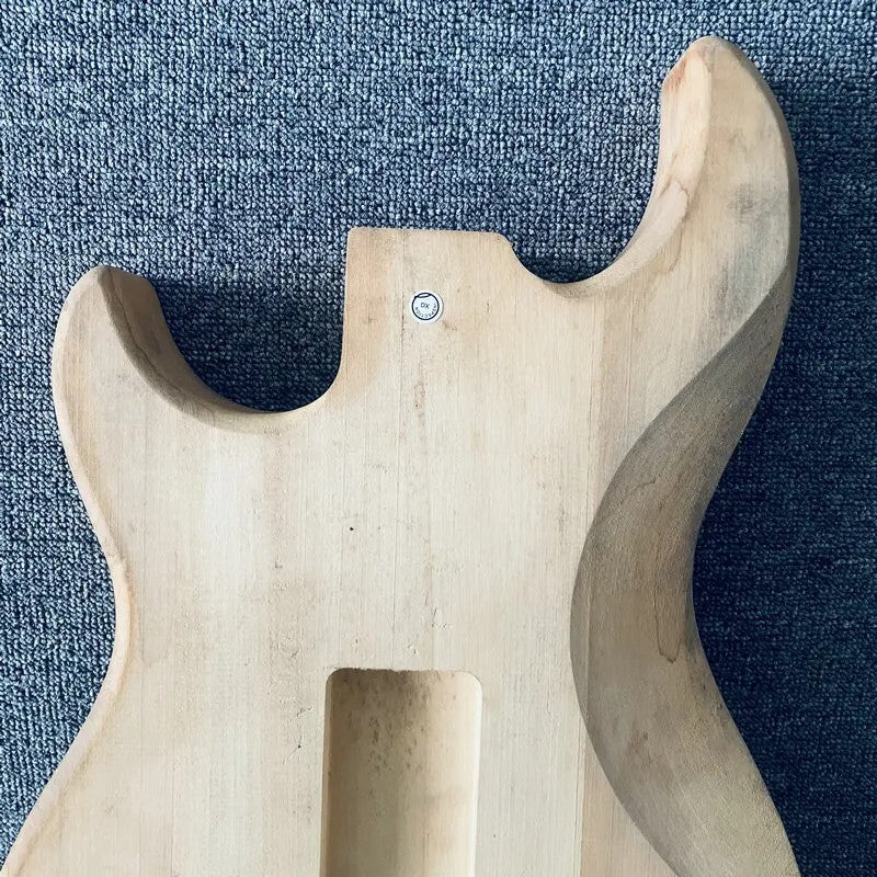 Burl Wood Top Basswood Raw Materiel Guitar Body DIY Project