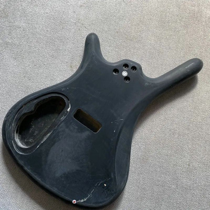 Black 4 String Bass Basswood Body Fit Warwick Bass DIY Project