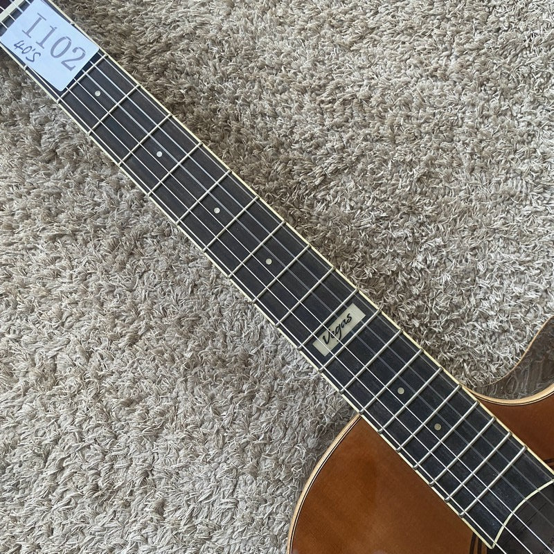 Luna 40 Inch Classical Guitar Pine Top Body Mahogany Neck Rosewood Fre