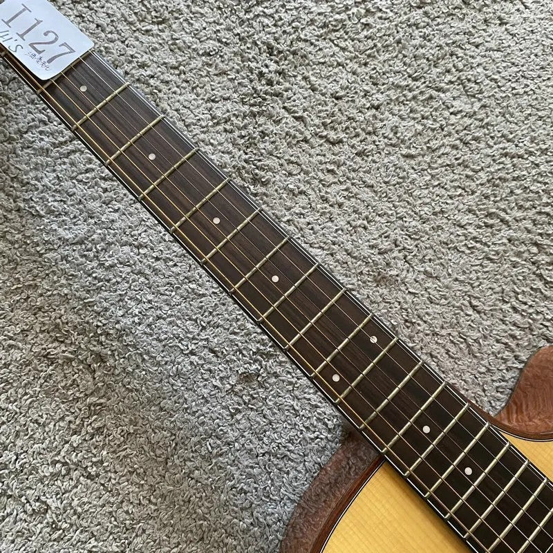 Caraya 41" Acoustic Guitar, Solid Spruce Top Body, Mahogany Neck