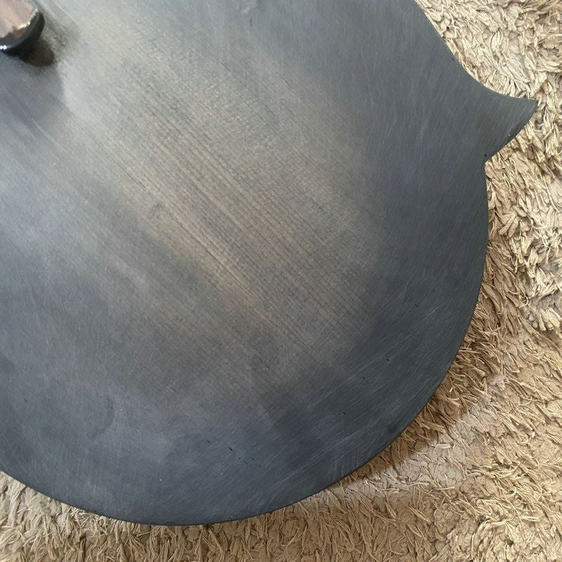 Black 8 String Mandolin, Spruce Top Body with Mahogany Neck, Rosewood