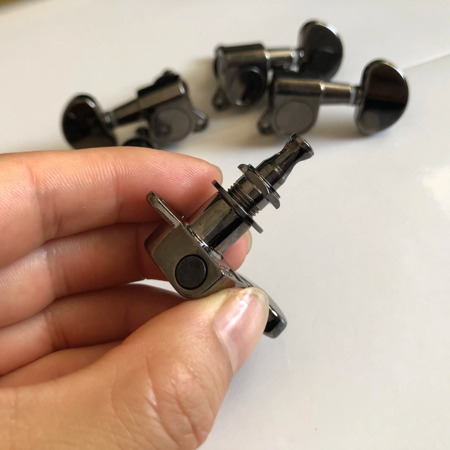 Black Nickel Guitar Tuning Pegs Machine Heads Keys Fit Washburn,Ibanez