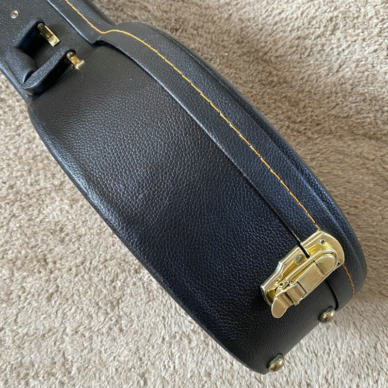Black Banjo Leather Hard Case