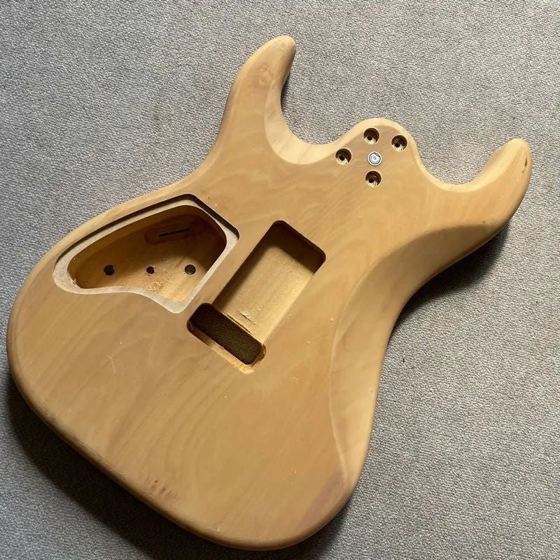 Basswood HSH Guitar Double Cutaway Body