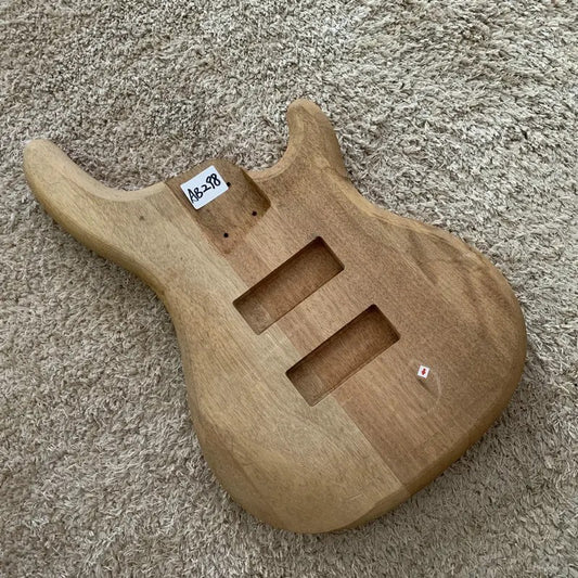 Mahogany Wood Bass Guitar Body DIY Project