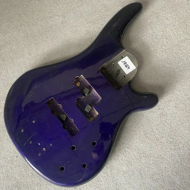 Blue 5 String Electric Bass Basswood Body