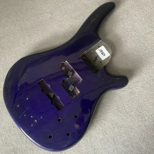Blue 5 String Electric Bass Basswood Body