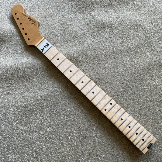 Roasted Maple Wood Guitar Neck 22 Frets Fingerboard DIY Project