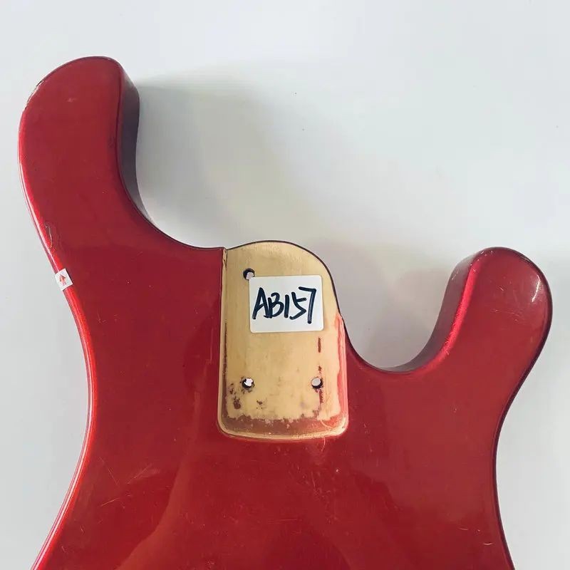 Metallic Red 4 String Bass Basswood Body DIY Project