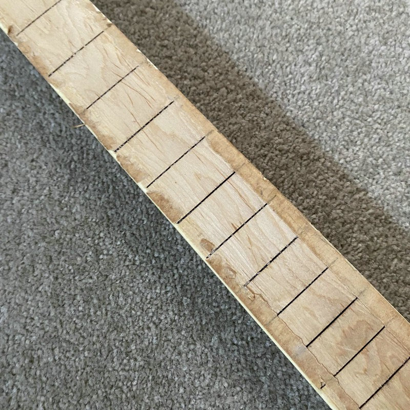 Maple DIY Project Guitar Neck, 24 Frets Fingerboard