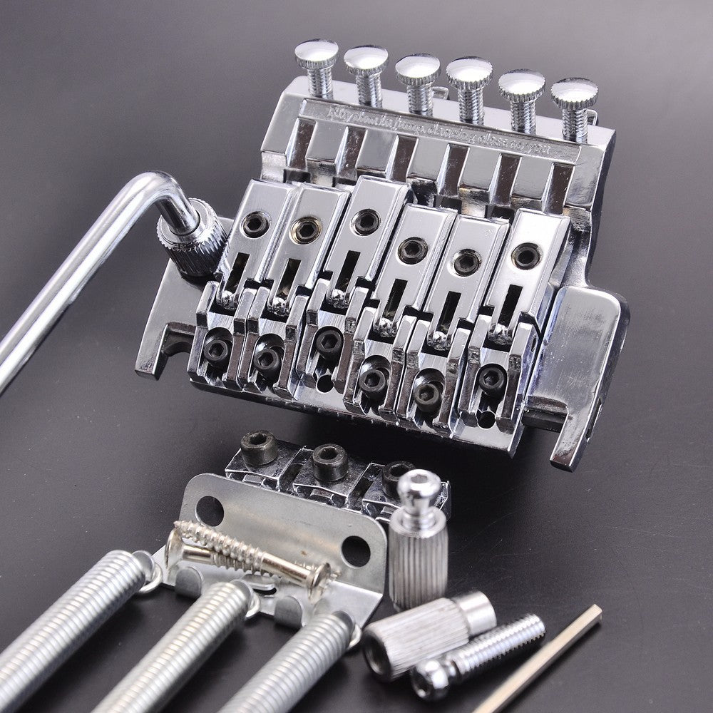 Chrome Double Locking Guitar Tremolo System Set Fit Ibanez,Washburn,Pe