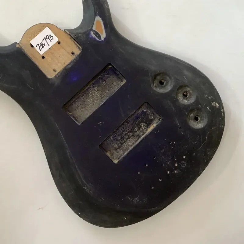 Black 5/6 String Electric Bass Okoume Wood Body
