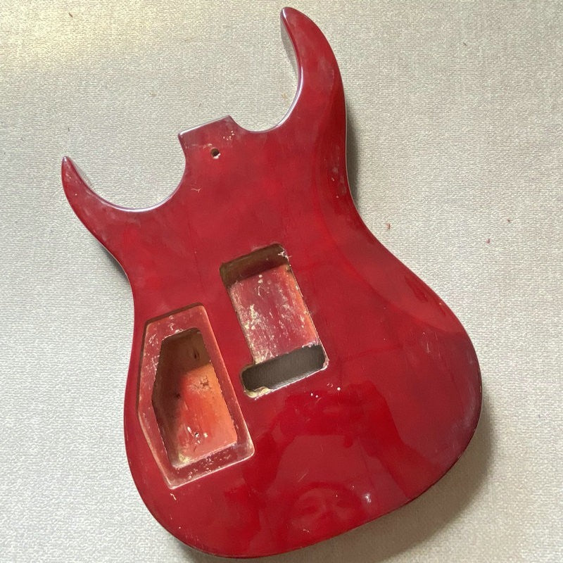 Red HH Guitar Double Cutaway Basswood Body