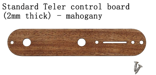 Mahogany Wood Guitar Control Plate Panel Fit Telecaster Tele