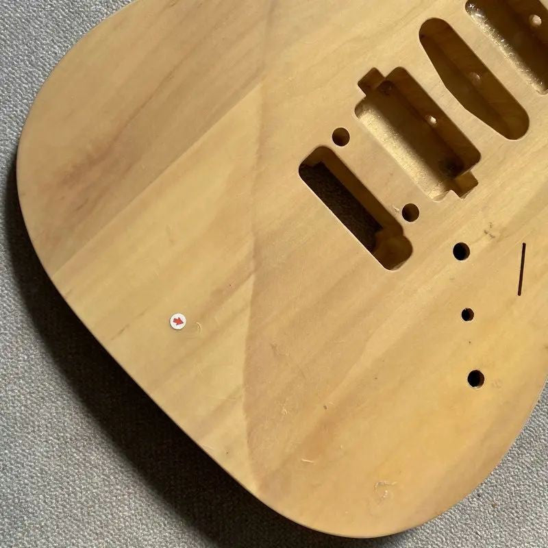 Basswood HSH Guitar Double Cutaway Body