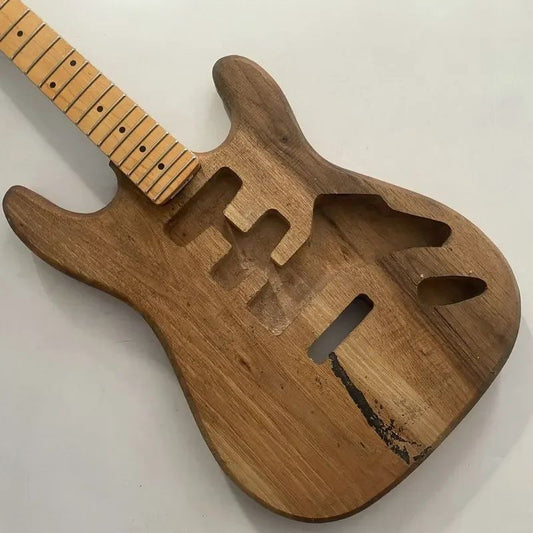 DIY Set Guitar Basswood Body with Maple Neck Project