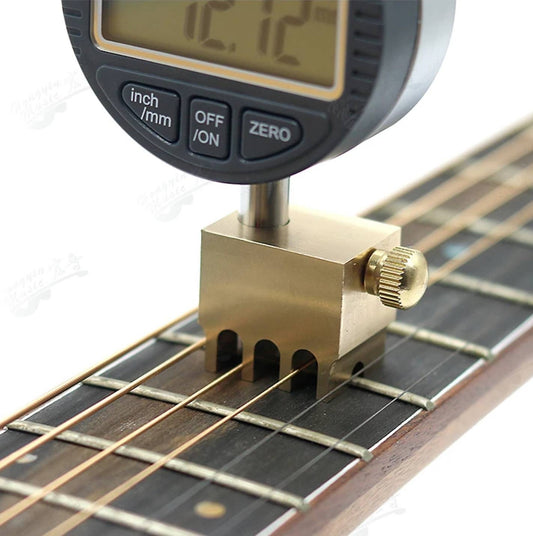 Folk Guitar String Distance Ruler Heigh Measurement Dial Luthier Maint