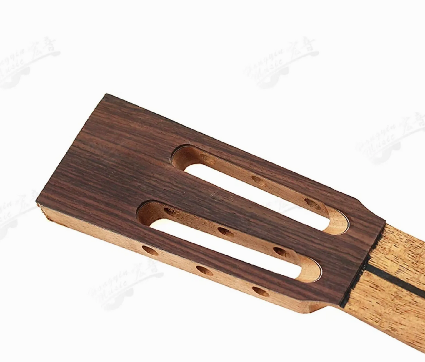 Mahogany Wood Classical Spanish Guitar Neck with Ebony Ribs