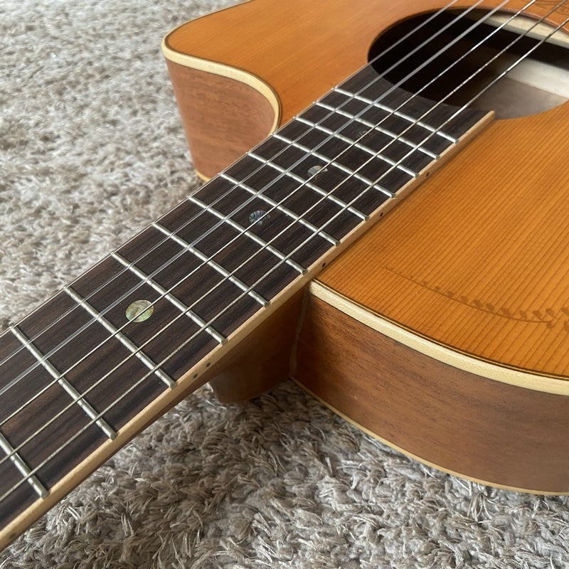 Luna Red Pine Classical Guitar, Mahogany Neck, Rosewood Fretboard