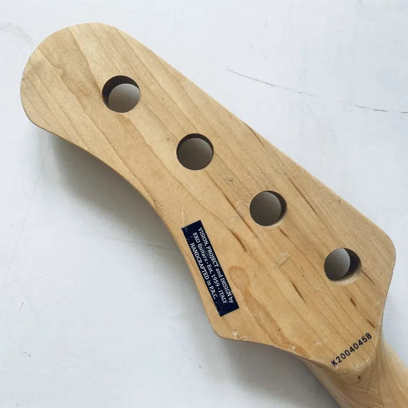 EKO Maple Wood 4 String Bass Neck, Rosewood 21 Frets Fingerboard