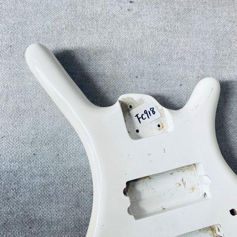 White 4 String Bass Basswood Body Fit Warwick