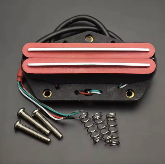 Red Alnico 5 Guitar Dual Blades TL Bridge Pickup Fit Telecaster Tele