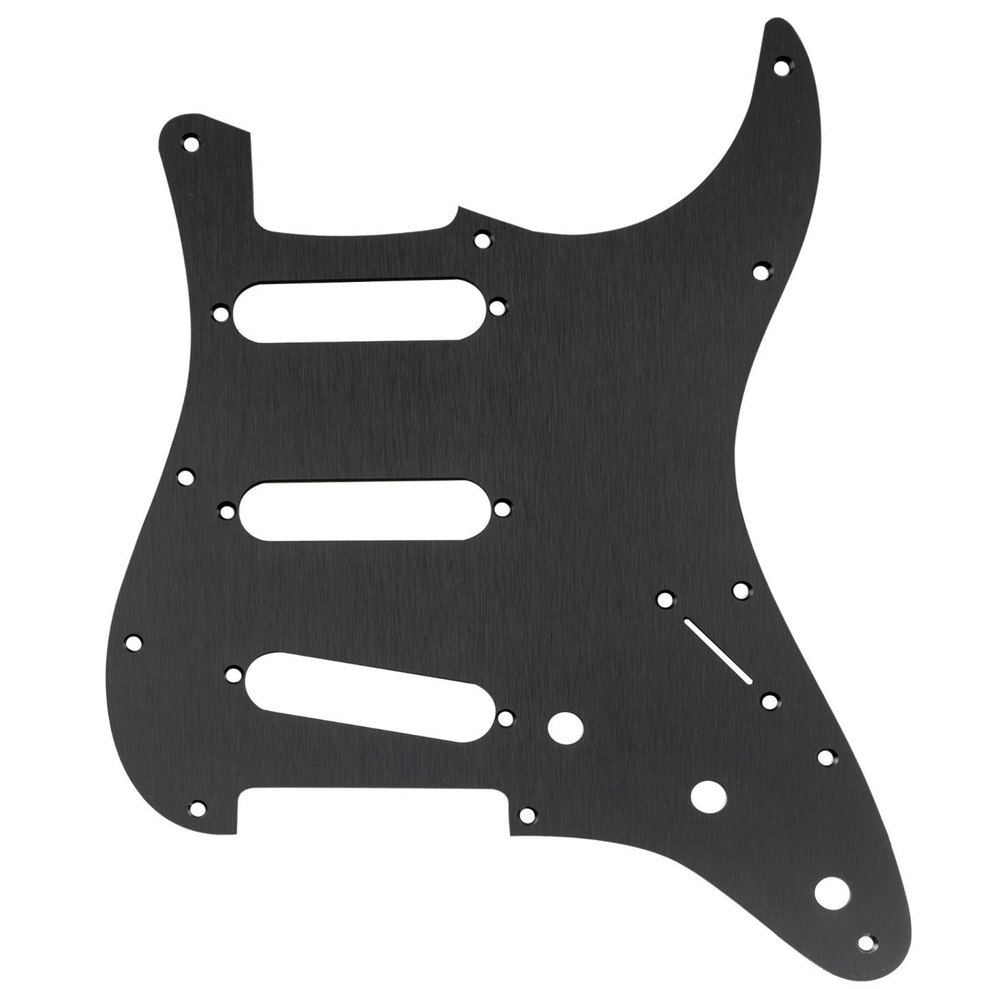 Black Aluminum Guitar Scratch Plate Pickguard Fit Stratocaster Strat