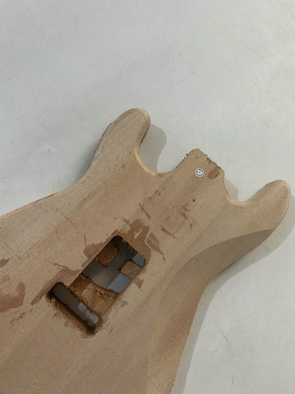 Unfinished SSS Basswood Guitar Body Fit Strat ST