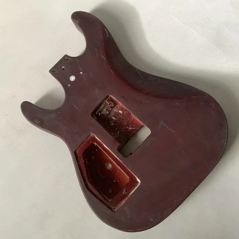 Red Wine Guitar HH Double Cutaway Body DIY Project