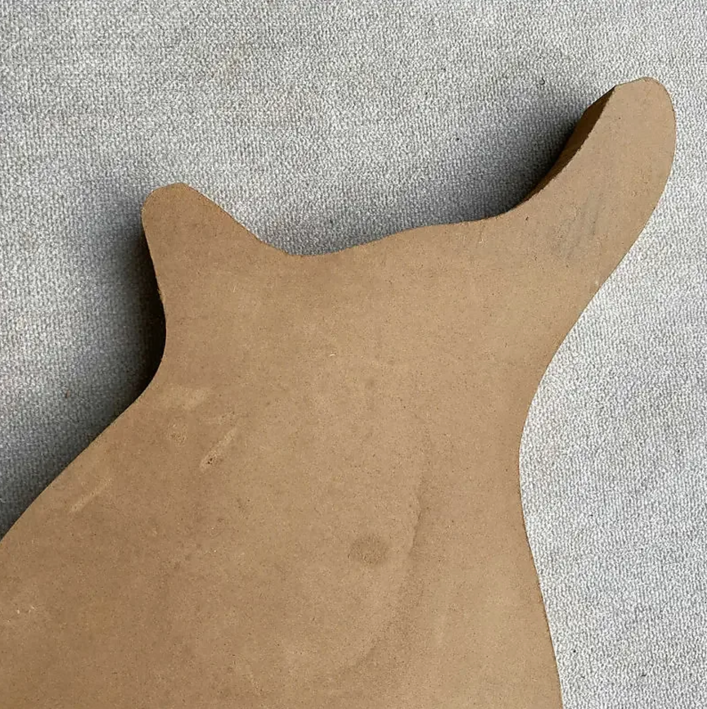 Basswood Electric Bass Body with Plywood Top