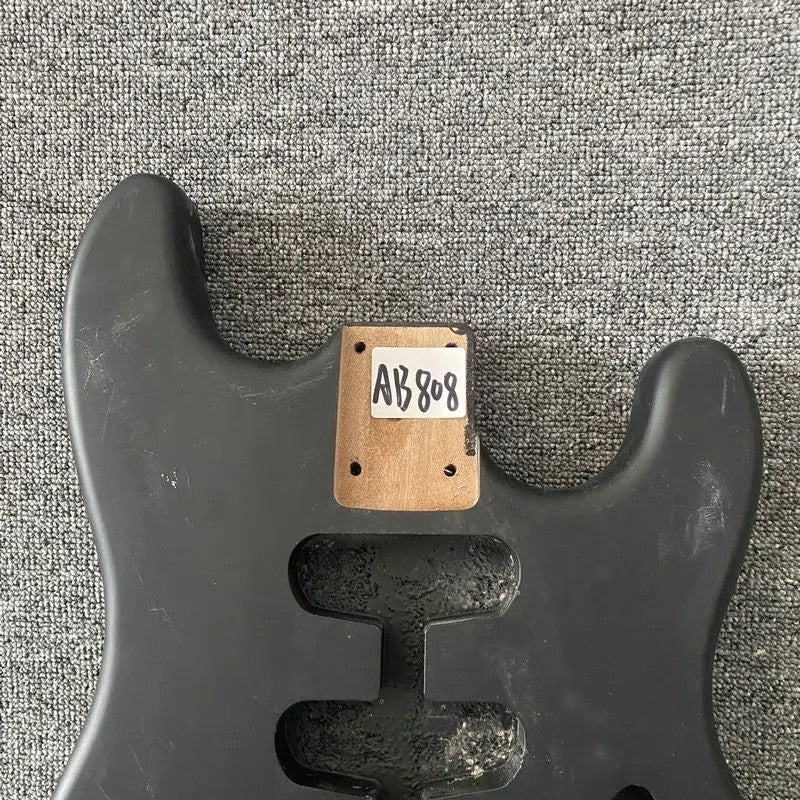 Matte Black Guitar Basswood Body Fit Stratocaster Strat