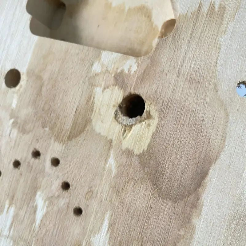 Unfinished Basswood Guitar Double Cutaway Body DIY Project