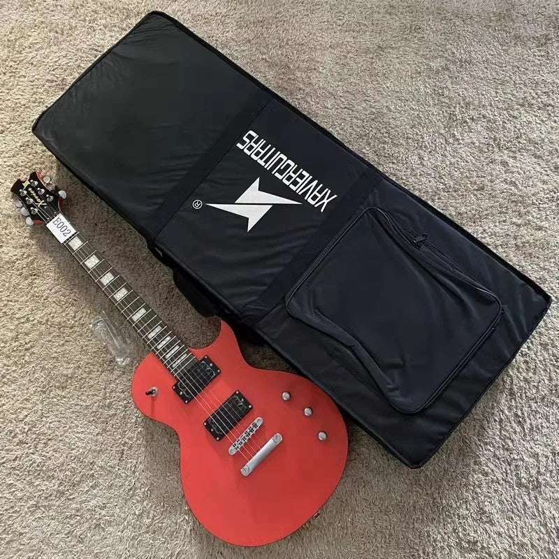 Xavier Red Single Cut Electric Guitar, Mahogany Body, Maple Neck