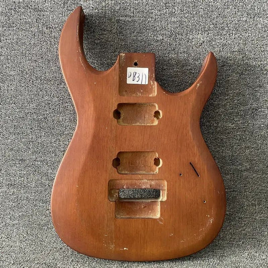 HH Okoume Wood Guitar Double Cutaway Body