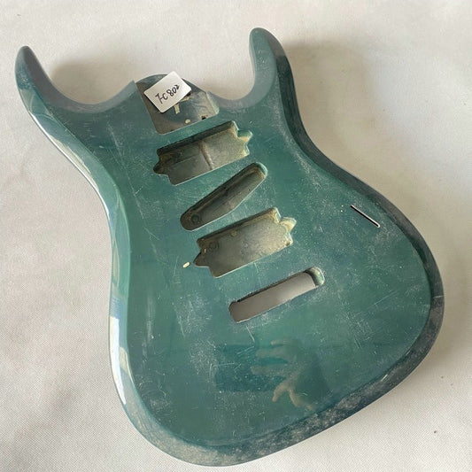 Metallic Green HSH 7 String Basswood Guitar Body