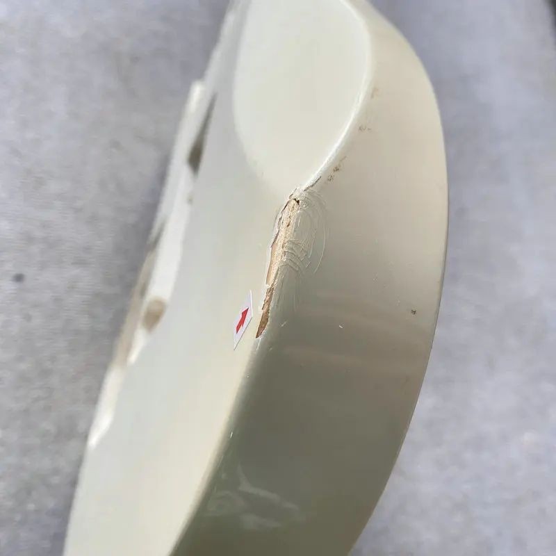 White HSS Guitar Basswood Double Cutaway Body