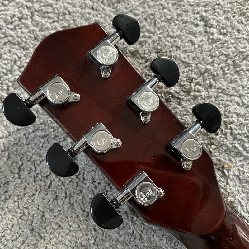 41 Inch Mahogany Wood Acoustic Guitar, Rosewood Fingerboard Neck