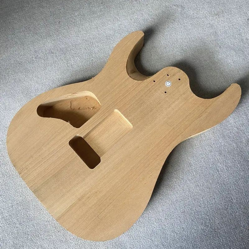 Unfinished Raw DIY Guitar Double Cutaway Body Block
