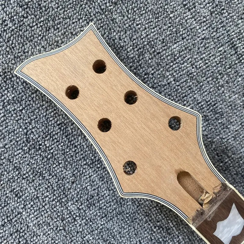 Mahogany Wood Electric Guitar Neck, Rosewood Fingerboard, Set In