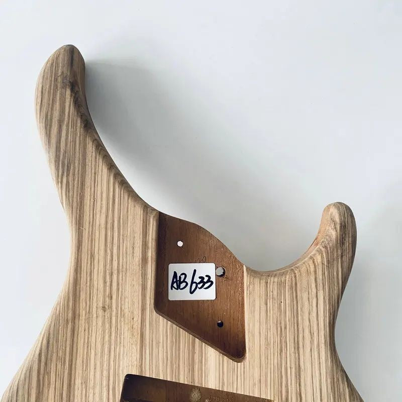 Wenge Wood Top Fanned Bass Guitar Body DIY Project