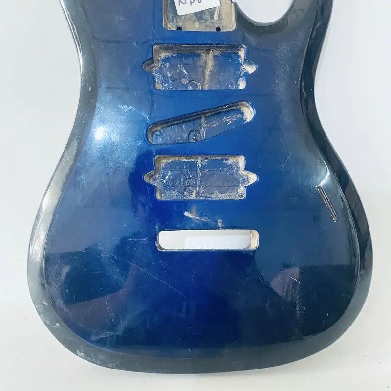Blue Burst HSH Guitar Double Cutaway Body