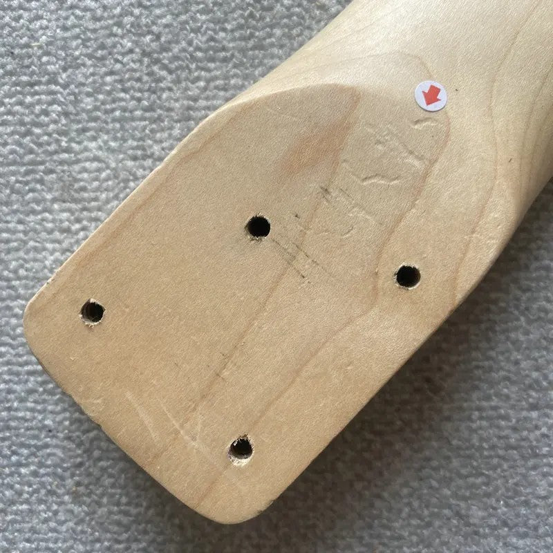 Reversed Headstock Guitar Neck, Maple Fingerboard 24 Frets
